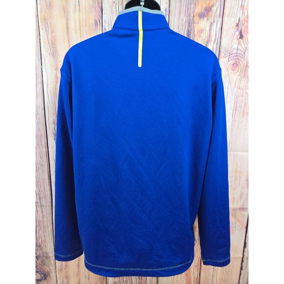 Nike Golf Tour Performance Dri-Fit Pullover Mens Medium Blue/Gray - Picture 2 of 8